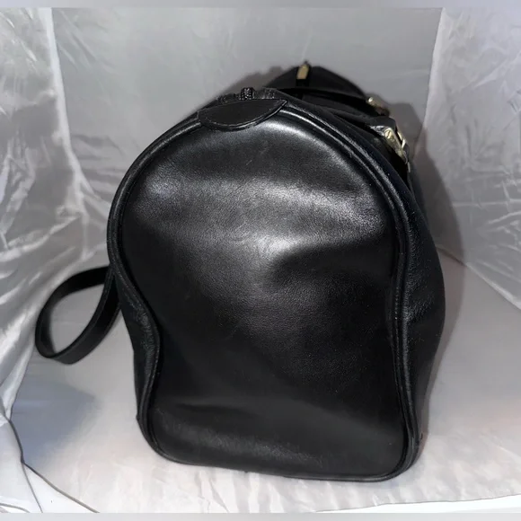Vintage Gucci Black Leather Boston Bag - Picture 7 of 9